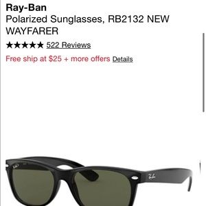 Rayban New Wayfarer Polarized